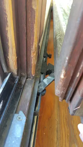 Détail de fenêtre ou de baie coulissante