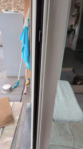 Détail de fenêtre ou de baie coulissante